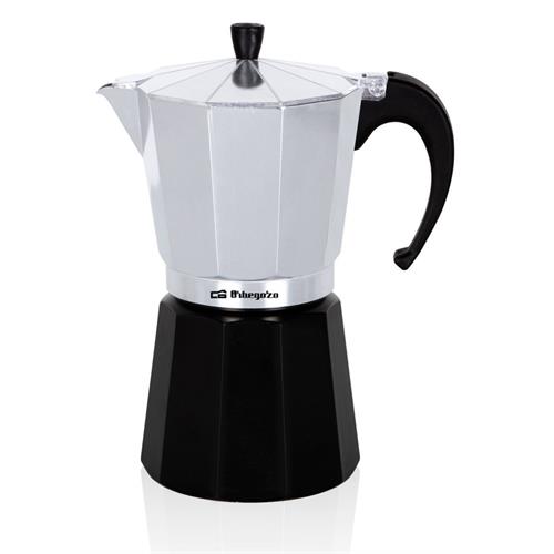 CAFETEIRA ORBEGOZO KFM330  (  3 Chávenas - Alumínio Cinza / Preto  - Utilização em placas ...  ) 