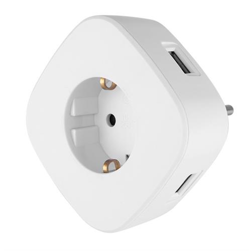 TOMADA ORBEGOZO EN1500  (  Branco  - Tomada de terra - 2 x USB - 1 conexão tipo C  - At...  ) 