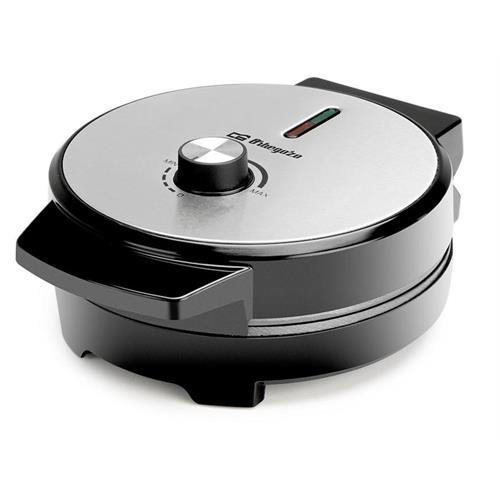 MAQUINA WAFFLES ORBEGOZO WL1600  (  1000 W - Silver  - Diâmetro: 19,7 cm - Superfície superior d...  ) 