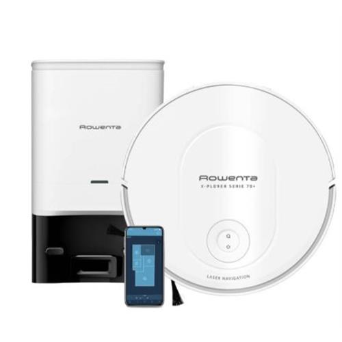 ASPIRADOR ROBOT ROWENTA RR8497WH  (  0,35 L (pó) + 0,30 L (água)  - 168 minutos - Branco   ) 