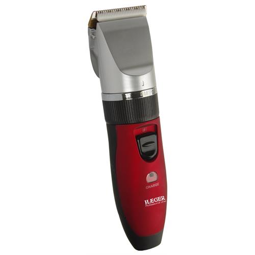 APARADOR DE CABELO HAEGER PROEDGER  (  Recarregável  - Silver / Vermelho  - Motor AC - Nível da lâm...  ) 
