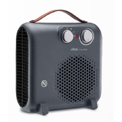 TERMOVENTILADOR UFESA -CRUXDUALGREY  (  2000 W - 2 T - Cinzento   ) 