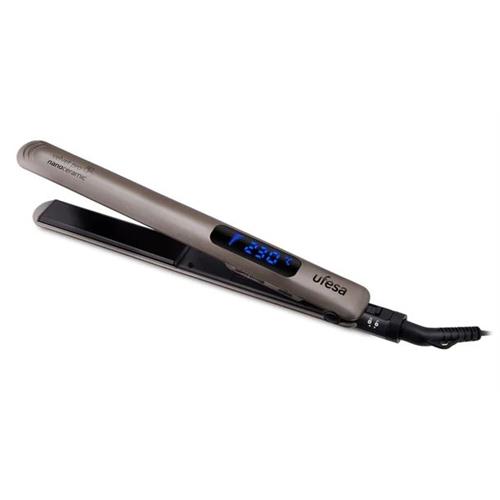 ALISADOR UFESA  PP5500VELVET  (  60 W - Silver  - Controlo digital de 150ºC a 230ºC - Placas ...  ) 