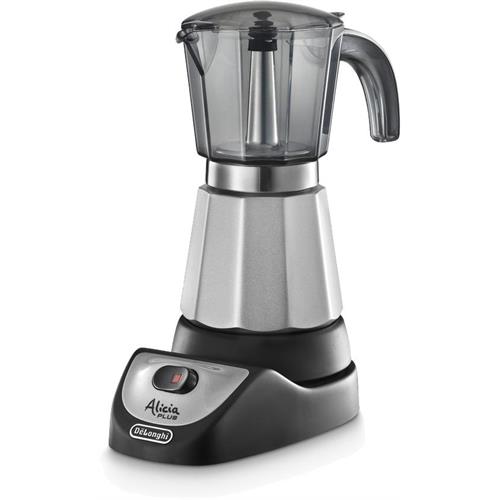 CAFETEIRA DELONGHI EMKM6ALICIAPLUS  (  450 W - 6 Chávenas - Silver / preto   ) 