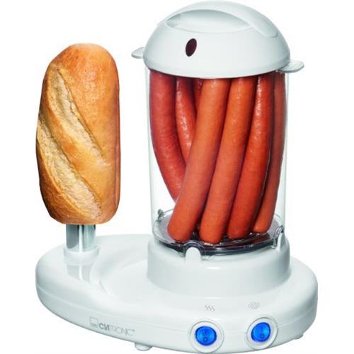 MÁQUINA CACHORROS QUENTES CLATRONIC HDM3420EK  (  380 W - Branco  - Máquina da Hot Dogs e cozer ovos - Suporte...  ) 
