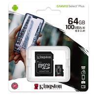 CARTÃO DE MEMÓRIA KINGSTON SDCS2/64GB  (  64 GB  - 85 MB (máx.) - 100 MB (máx.)  )