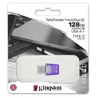 PEN USB KINGSTON DTDUO3CG3/128GB  (  128 GB  - 200 MB (máx.) - Lilás   )