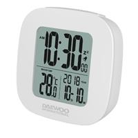 DESPERTADOR DIGITAL DAEWOO DCD26W  (  Branco  - Display LCD - Função Snooze - Medição da temperatu...  )