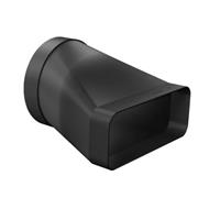 ADAPTADOR SIEMENS HZ9VDSI0  (  Preto  - Adaptador de tubo plano / redondo (222 x 89 mm) - D...  )