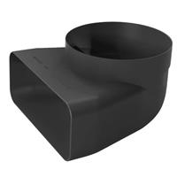 ADAPTADOR SIEMENS HZ9VDSI1  (  Preto  - Adaptador tubo plano / redondo com uma curva de 90º...  )