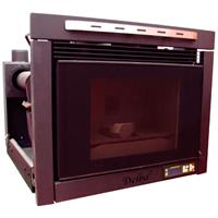 AQUECEDOR RECUPERADOR PELLETES DELBA DB417  (  10 Kw - 90%  - 120 Kg   )