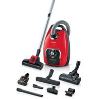 ASPIRADOR COM SACO BOSCH BGB8PET3A  (  890 W - 15 metros - Vermelho   )