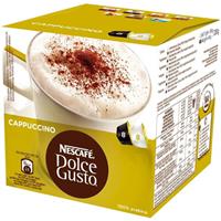 CÁPSULAS DE CAFÉ DOLCE GUSTO CAPPUCCINO  (  48 Cápsulas  - Bebida suave e deliciosa que resulta da cremo...  )