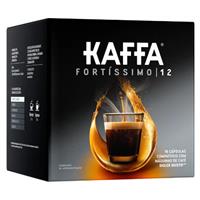 CÁPSULAS DE CAFÉ KAFFA FORTISSIMO  (  96 Cápsulas  - O lote Negro tem um carácter forte e sabor in...  )