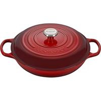 CAÇAROLA LE CREUSET FERRO FUNDIDO 30CM CEREZA  (  30 cm - Ferro fundido esmaltado  - 3,2 Litros  )