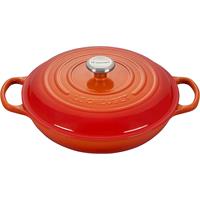 CAÇAROLA LE CREUSET FERRO FUNDIDO 30CM VOLCANICA  (  30 cm - Ferro fundido esmaltado  - 3,2 Litros  )