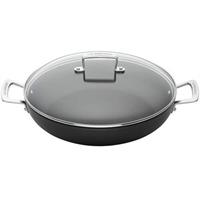 CAÇAROLA LE CREUSET ALUM. ANTIAD. BAIXA TNSPRO30 COM TAMPA  (  30 cm - Alumínio forjado anodizado  - 3,6 Litros  )