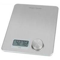 BALANÇA DE COZINHA PROFICOOK KW1263  (  5 Kg - Digital  - Inox   )